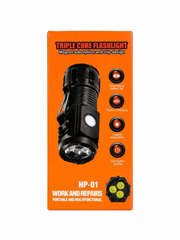 كشاف Triple Core Flashlight HP-01