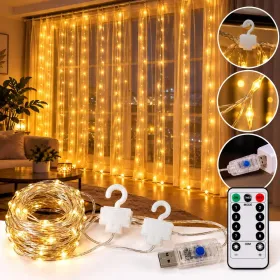 ستارة الإضاءة LED النحاسية