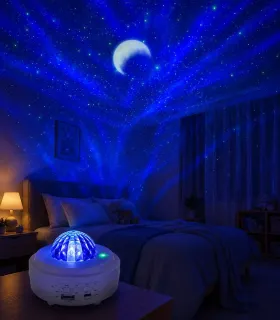 مصباح ليلي إسقاطي بتقنية البلوتوث – XY-899LED،