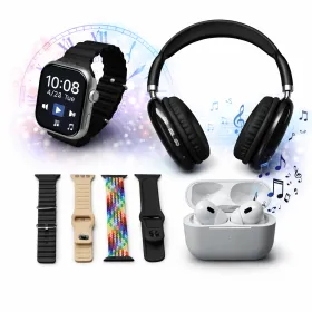 بوكس ساعة لمس وسماعة وايربود موديل Z-3437