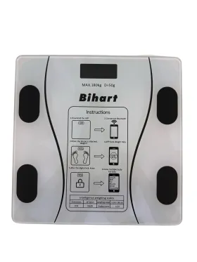 ميزان إلكتروني ذكي من Bihart لقياس الوزن مع تطبيق موبايل للتتبع