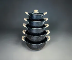 سيت قدور ماربل 5 قطع بالة A